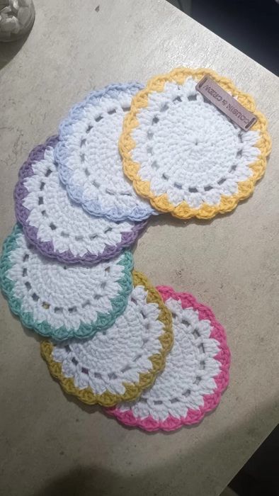 Threaded Sips Crochet Coasters