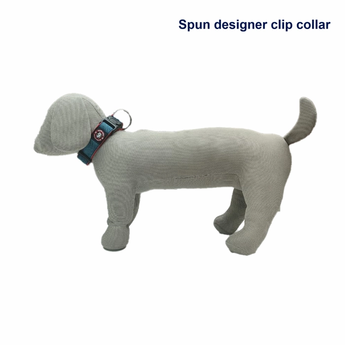 Spun designer clip collar