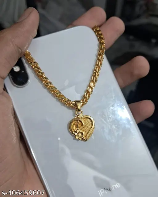 Garranty Gold Covering Latest Design Chain pendent For Mans , women, girls