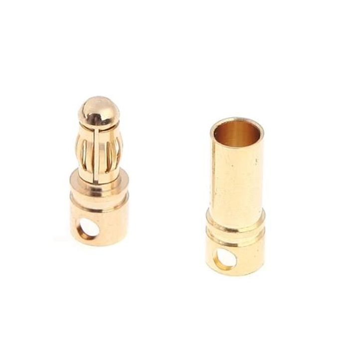 3.5mm Gold Bullet Banana Connector Plug For ESC Battery Motor