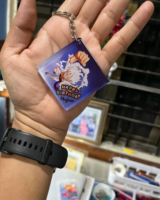 Acrylic Keychain with custom Printing