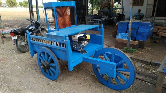 wooden 3 wheel gadu.