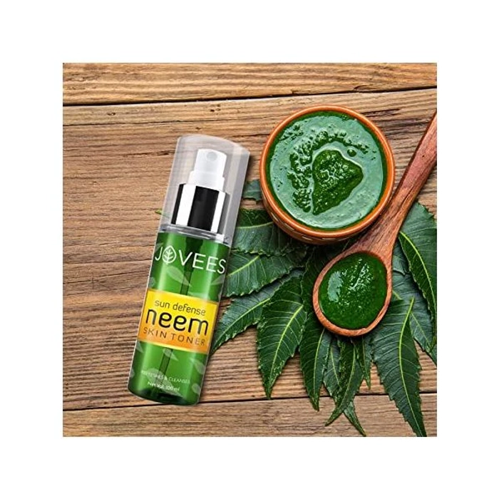 Jovees Sun Defence Neem Skin Toner |Prevents Dry Skin |Pore Tightening