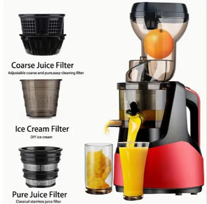 3 IN 1 MULTICASTING JUICER FOR WHOLE FRUITS, ICE CREAM MAKER & VEGETABLES GRINDER