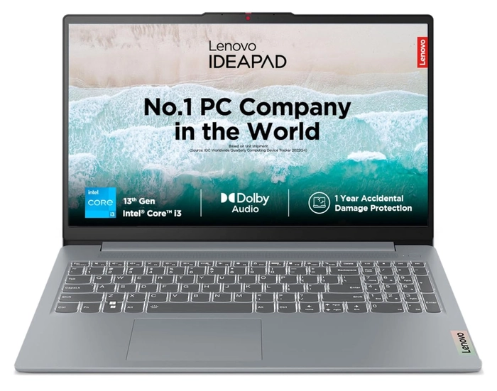 Lenovo IdeaPad Slim 3 15IRU8 – Intel i3-1305U | 8GB RAM | 512GB SSD | 15.6" FHD | Arctic Grey | Win 11 Home,82X70033IN