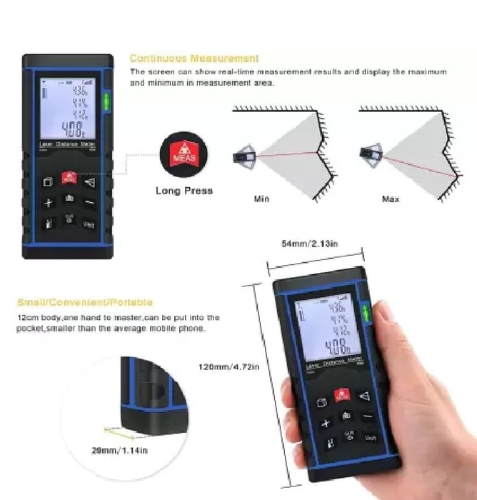 100 Meter Laser Distance Meter LDM-04