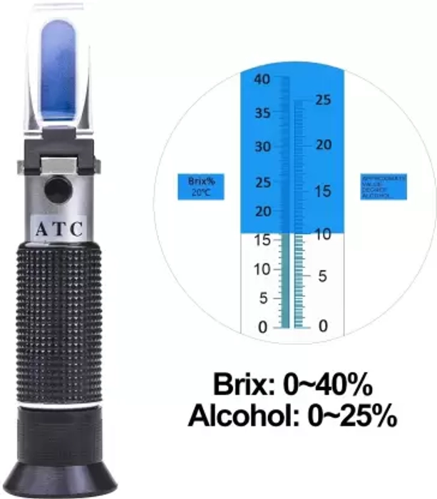 Real Instruments Handheld Refractometer for Winemaking