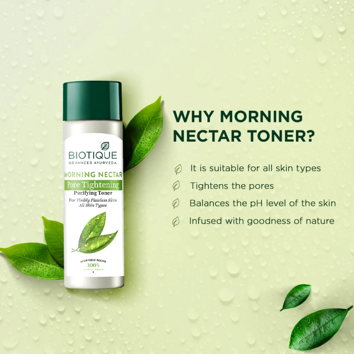 Morning nectar pore tightening purifying toner