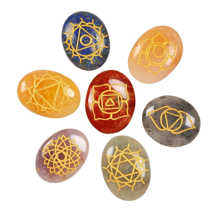 7 Chakras Symbol Engraved Kit