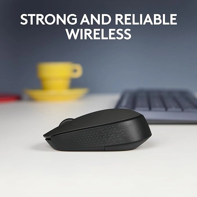 Logitech B170 Wireless Mouse with USB Receiver,(Black)