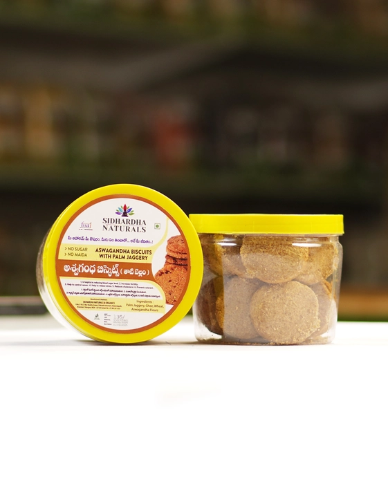 Aswagandha Biscuits with Palm Jaggery