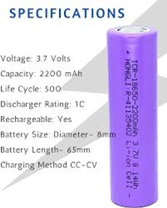 18650 Li-ion 2200mAh Rechargeable Battery