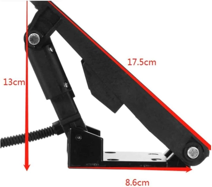 Pedal Throttle for Electric Scooter/Bike/Tricycle Accelerator Foot Pedal Hall Accelerator Speed Cruise Control Kit - Type 2