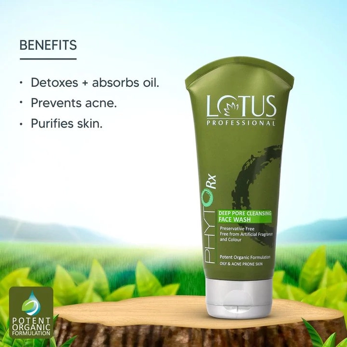 Lotus Professional Phytorx Daily Deep Cleansing Face Wash, 80g, Transparent