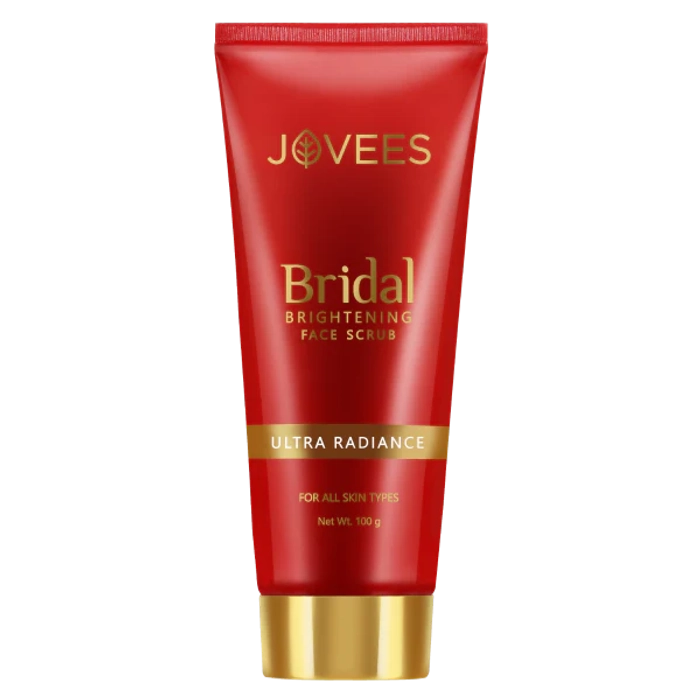 Jovees Bridal Brightening Face Scrub |Turmeric & Pearl Millet Flour