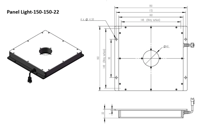 PANEL LIGHT-150-150-22