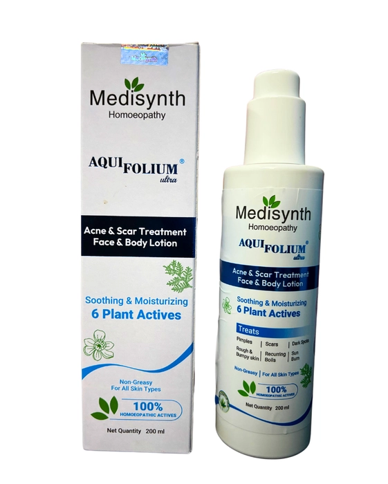 Aquifolium Ultra Face & Body Lotion 200 ml Medisynth