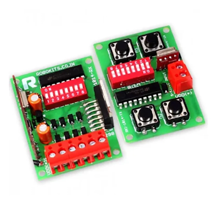 RF (60 Meter) four Channel Remote + 2A dual motor driver