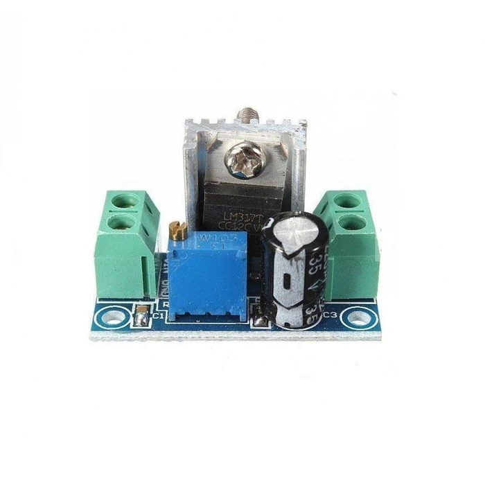 LM317 4.2-40V to 1.2-37V 1.5A DC-DC Step-Down Power Converter Module