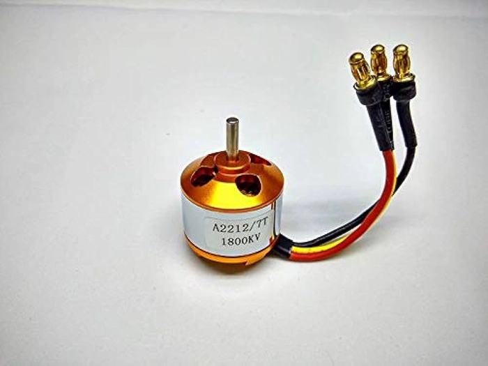 RC Brushless Motor 2212 1800KV with Soldered Banana Connector