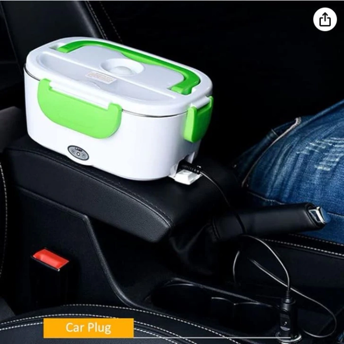 PORTABLE ELECTRIC LUNCH BOX FOOD HEAT LEAKPROOF