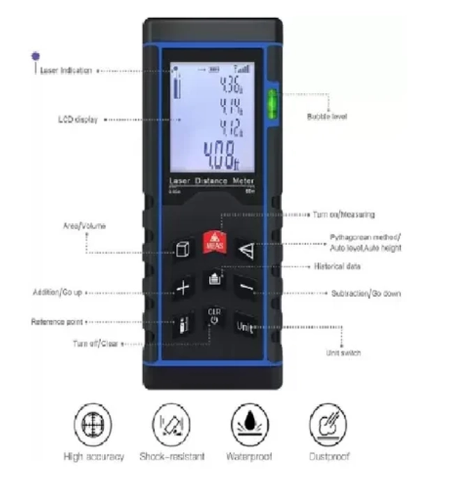 100 Meter Laser Distance Meter LDM-04