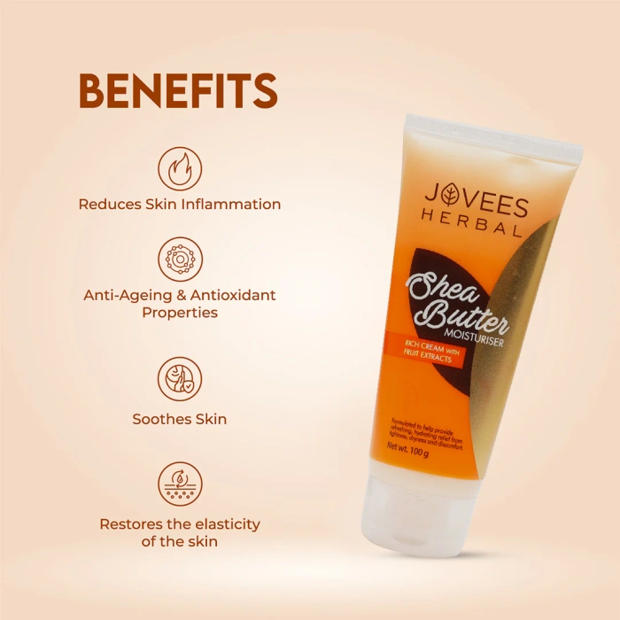 Jovees Shea Butter Moisturizer | Hydration for Dry Skin