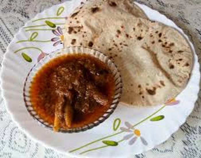 ROTI WITH MUTTON CURRY