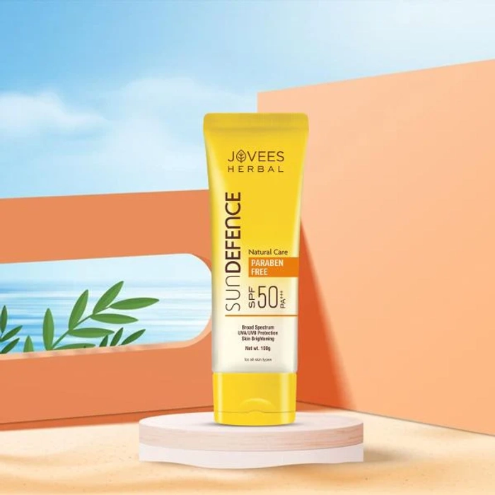 Jovees Sun Defence Cream SPF 50 | Broad Spectrum PA+++ | Protects