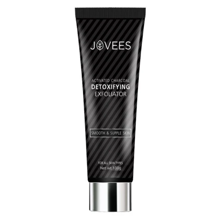 Jovees Activated Charcoal Detoxifying Exfoliator | Soft & Hydrated Skin