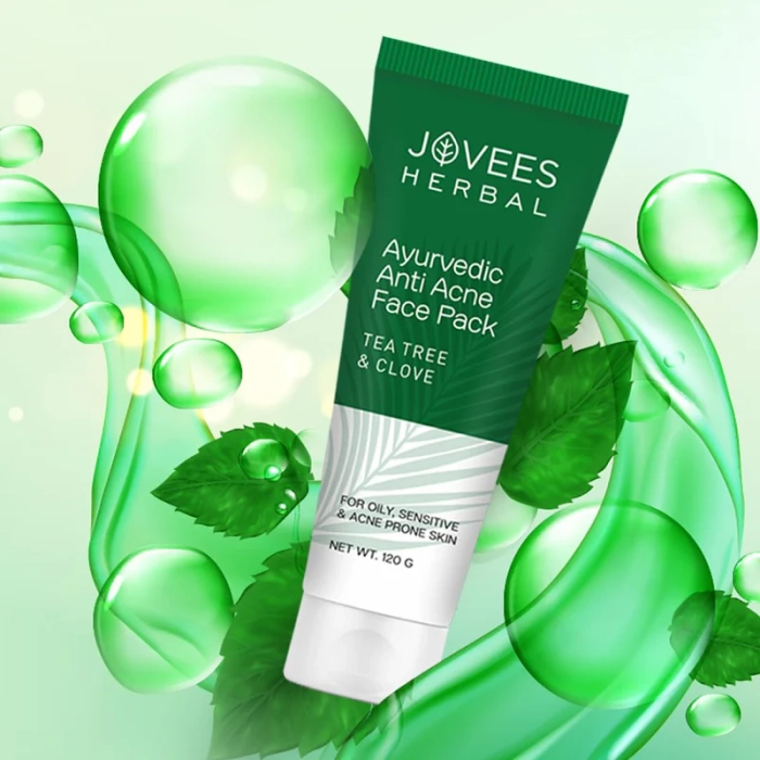 Jovees Antiseptic Anti Acne Face Pack With Tea Tree & Clove Extract