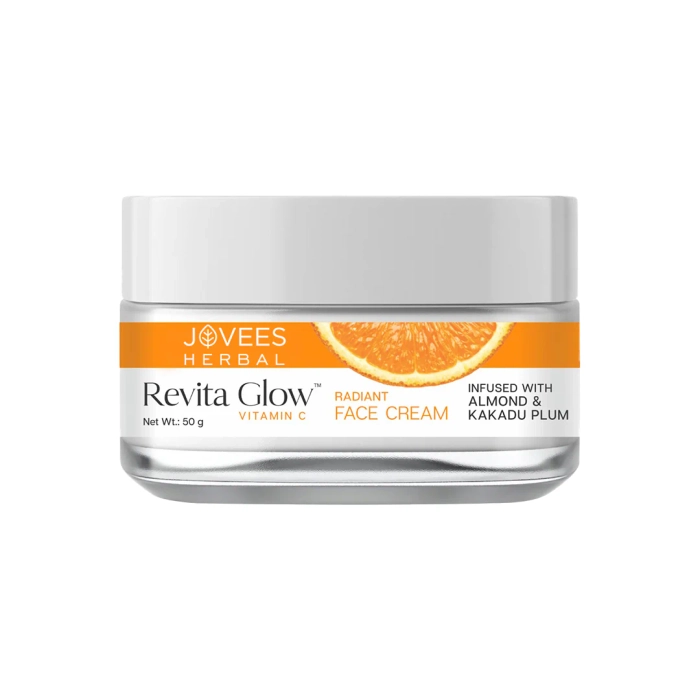 Jovees Revita Glow Vitamin C Cream Infused with Almond & Kakadu Plum