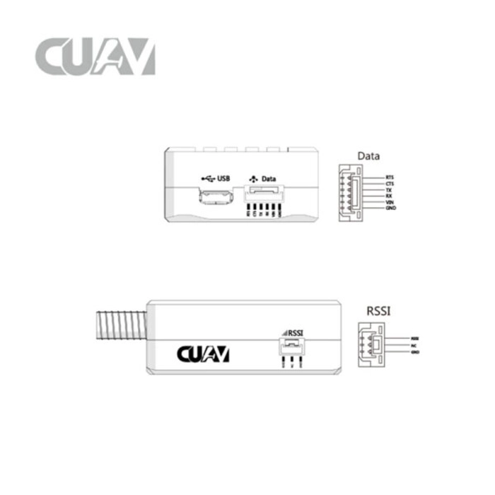 CUAV XBEE PRO Radio Telemetry | High-power High-speed High-reception Sensitivity Data Transmission Module