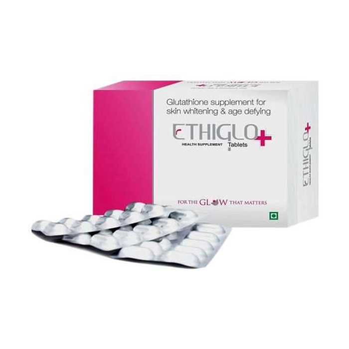 Ethiglo Skin Whitening Tablets Strip of 10