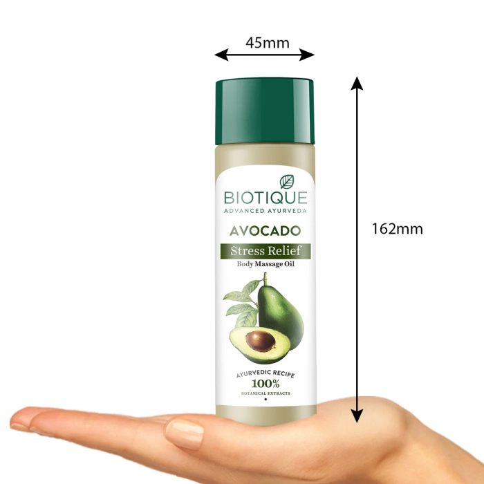 Avocado stress relief body massage oil