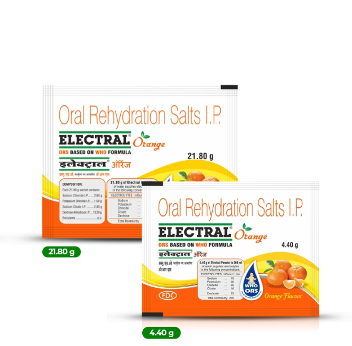 Electral Orange - Oral Rehydration Powder