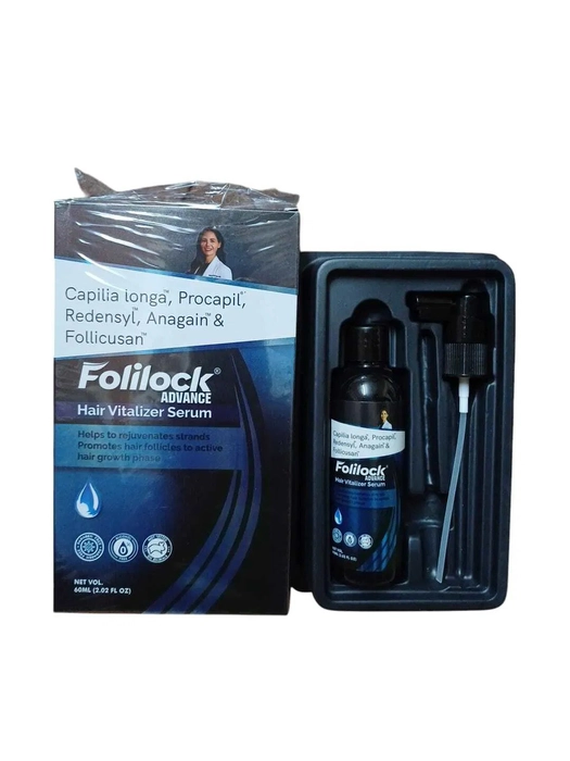 FOLILOCK ADVANCE HAIR SERUM FOR HAIR REGROWTH FOR MALE & FEMALE- 60ML