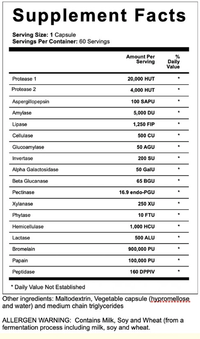 Digestive Enzyme Capsules