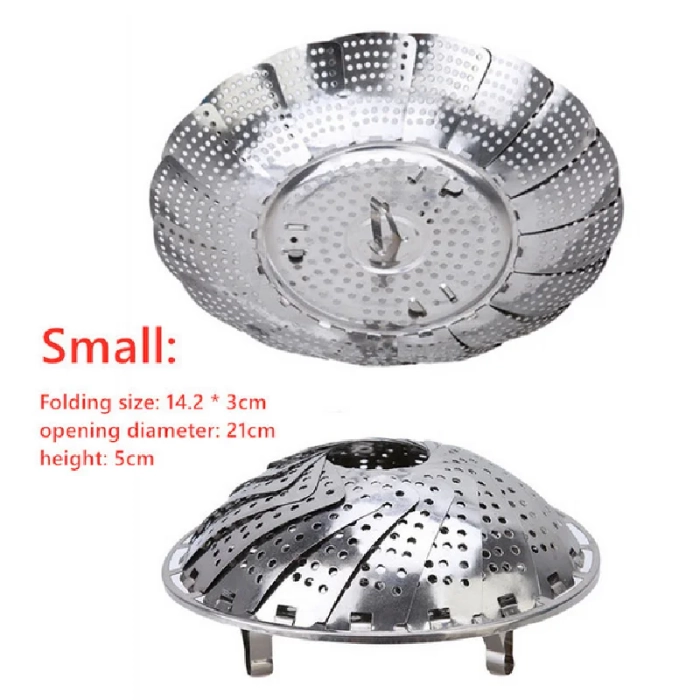 Folding Stainless Steel Food Steamer Basket