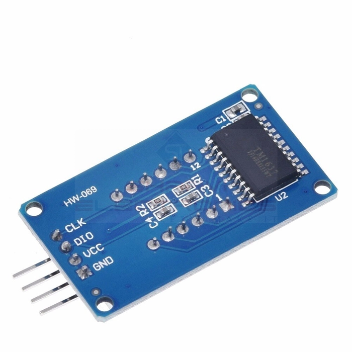 TM1637 4 Bits Digital Tube LED Display Module With Clock Arduino Compatible