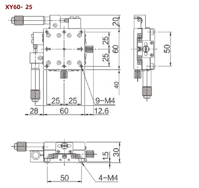 XY-60*60MM  TRAVEL-25MM
