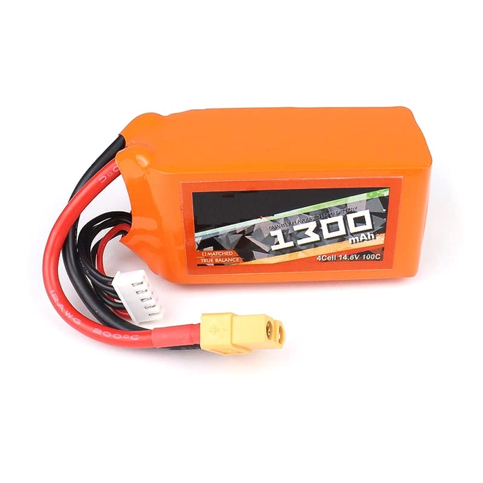 Orange 1300MAH 4S 100C/200C Lithium polymer battery Pack (LiPo)