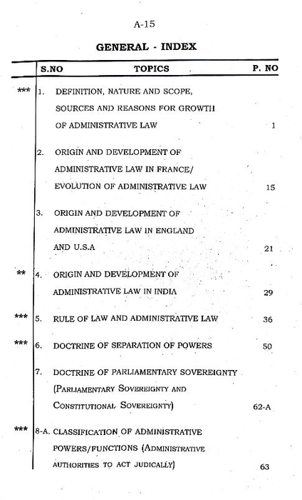 Administrative Law  By : Usha Jagannathan Law Series