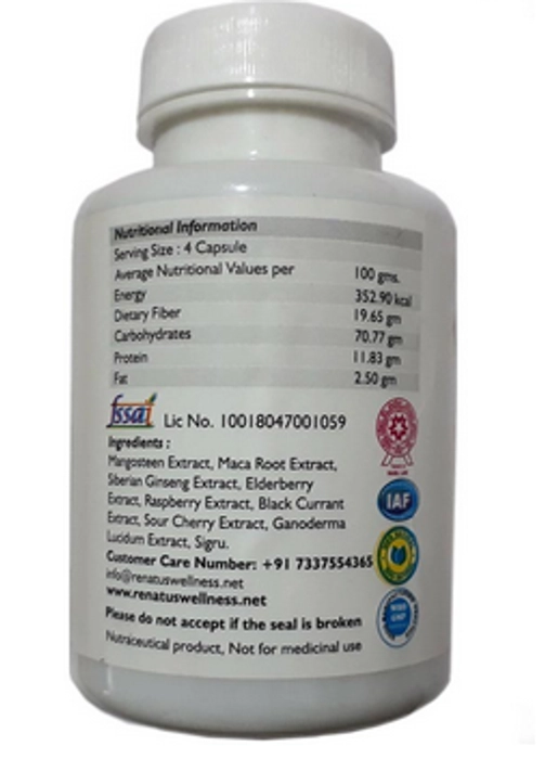 Renatus Nova (120 capsules) 100% Original Product (Many Health Problems only 1 Solution)