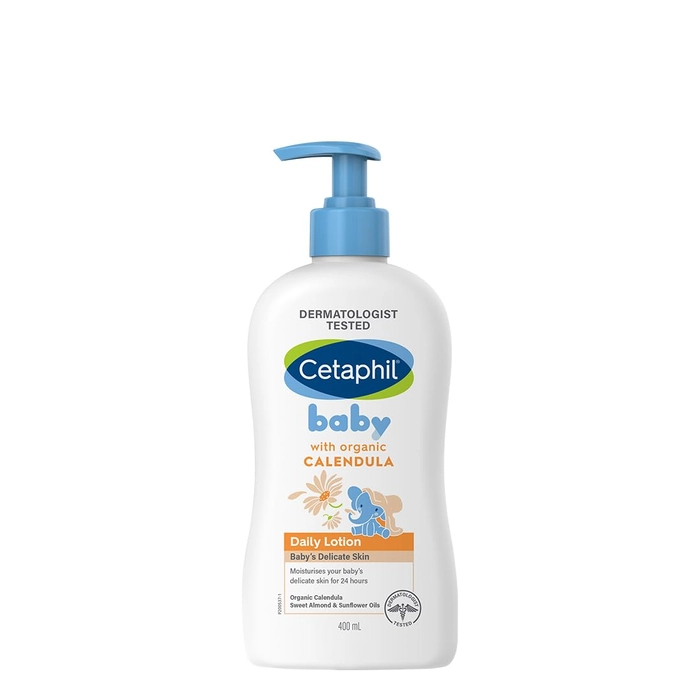 Cetaphil Baby Daily Moisturizing Lotion 400ml with Organic Calendula