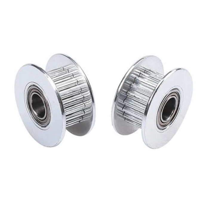 Aluminum GT2 Timing Idler Pulley For 6mm Belt 20 Tooth 5mm Bore – 2Pcs