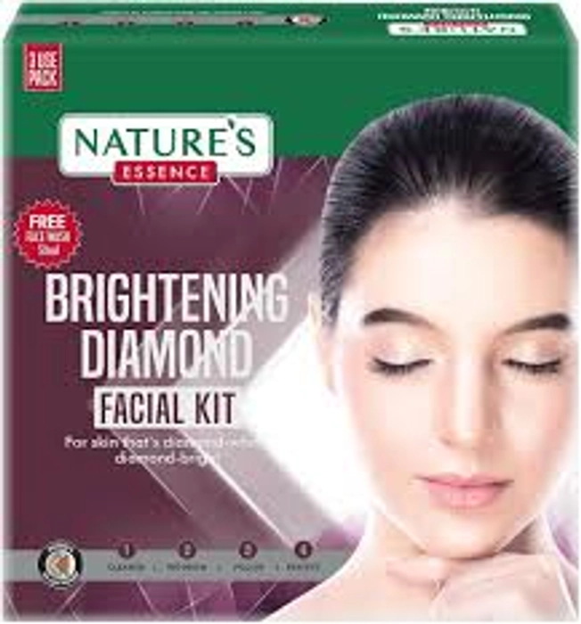 Nature's Brightening Diamond Facial Kit (Single Use)