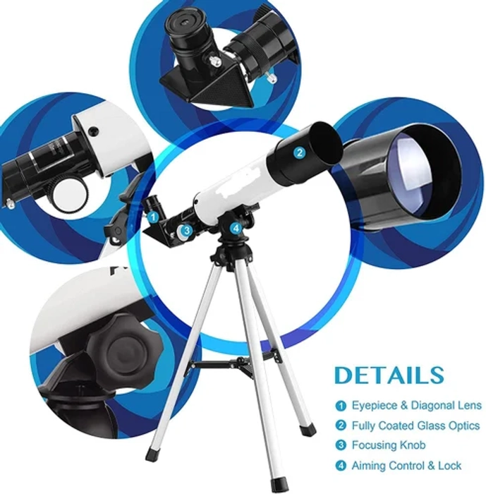 F36050B Kids Astronomical Telescope Professional 90X With Tripod For Kids F36050B