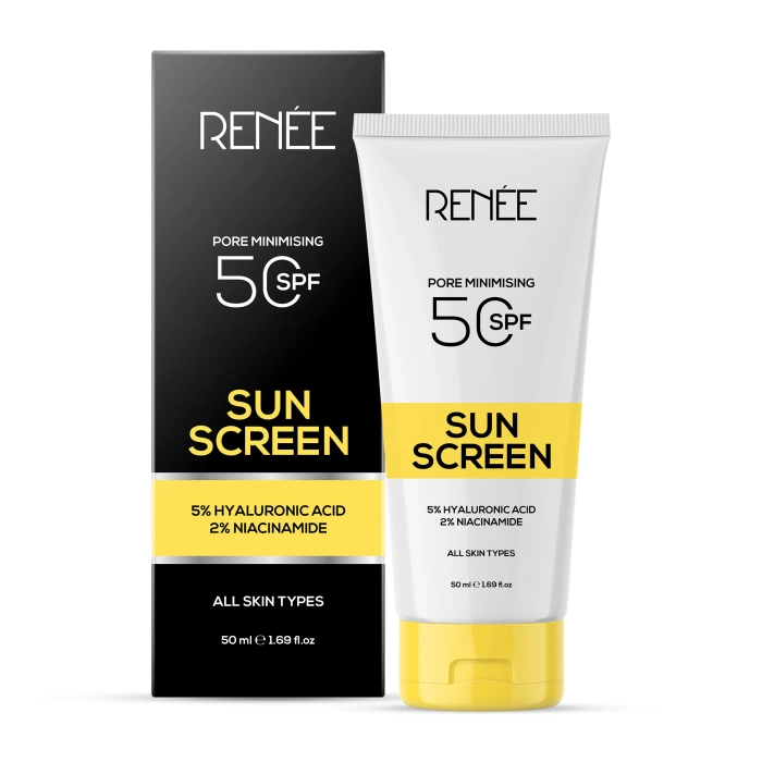 RENEE Pore Minimising Sunscreen SPF 50 with 5% Hyaluronic acid and 2% Niacinamide