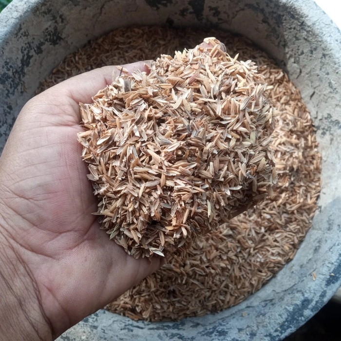 Swadeshi Khaad: Rice Husk (धान की भूसी) Soil Cover for Plants, Organic Mulch, Garden Bedding Material 5 kg